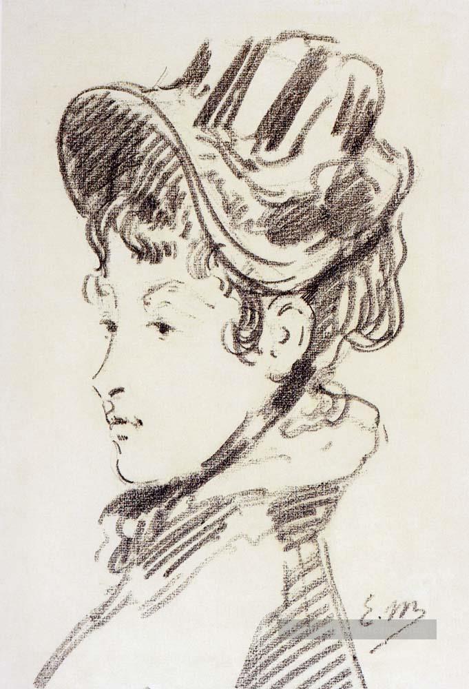 Portrait de Mme Jules Guillemet réalisme impressionnisme Édouard Manet Peintures à l'huile